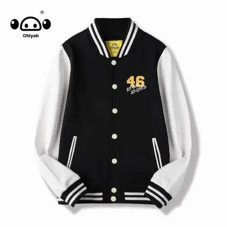 Ohlyah情侣外套春秋小众设计感棒球服女潮牌宽松百搭休闲夹克上衣商品大图