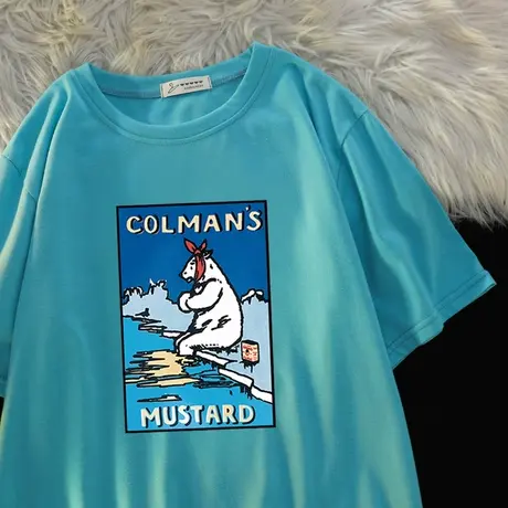 短袖t恤女夏2023年新款夏季韩版宽松超火网红学生ins潮纯棉上衣图片