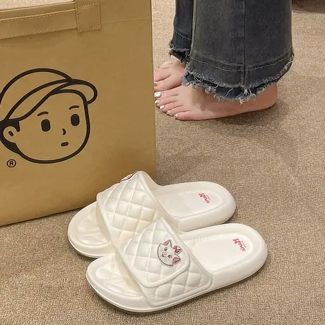 踩屎感厚底拖鞋女夏季外穿可爱玛丽猫室内居家软底防滑家用凉拖鞋商品大图