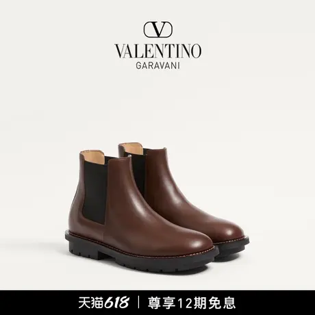 [早秋新品]华伦天奴VALENTINO男士 URBIE 小牛皮短靴商品大图