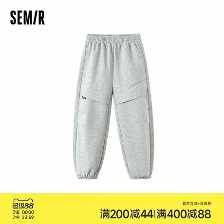 森马儿童2025年秋季男中童长裤宽松束脚裤商品大图