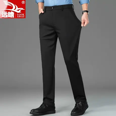 裤子男款商务正装西裤男2022新款男士休闲裤男宽松直筒男裤秋冬款商品大图