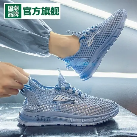凉鞋男款夏季外穿防滑运动涉水溯溪鞋男士休闲开车网眼薄款沙滩鞋商品大图
