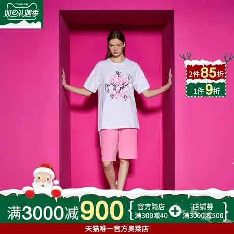 Juicy Couture橘滋女装新款女装告白时刻印花T恤商品大图