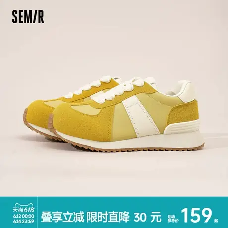 Semir女鞋德训鞋2025春夏新款马卡龙阿甘鞋女ins潮丑萌大头运动鞋商品大图