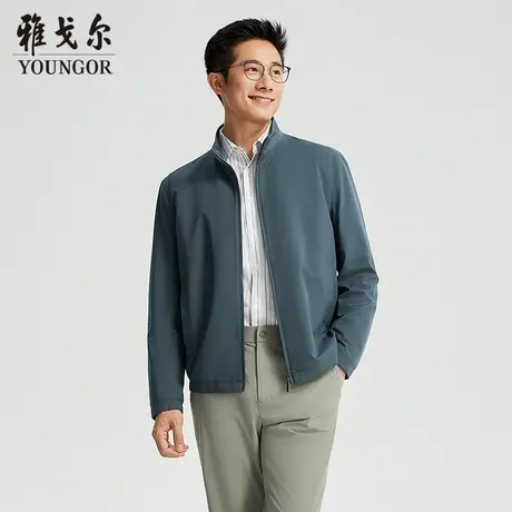 【商场同款】雅戈尔男士夹克春季新款官方商务休闲单夹克外套男商品大图