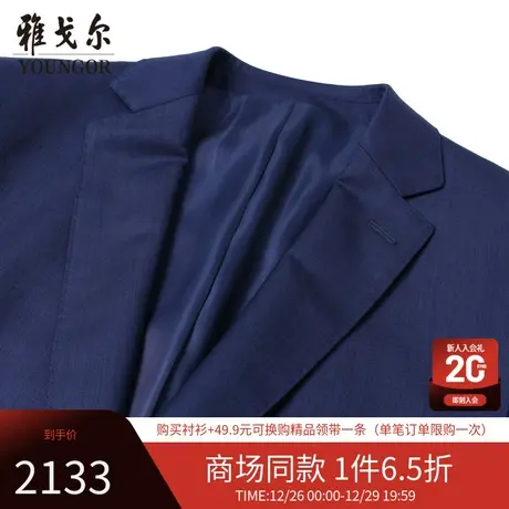 【商场同款】雅戈尔男士西服新款官方商务休闲西装外套男S3729商品大图