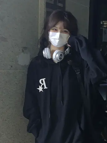 潮牌连帽卫衣女大码秋冬加绒加厚情侣装宽松vintage美式复古外套商品大图