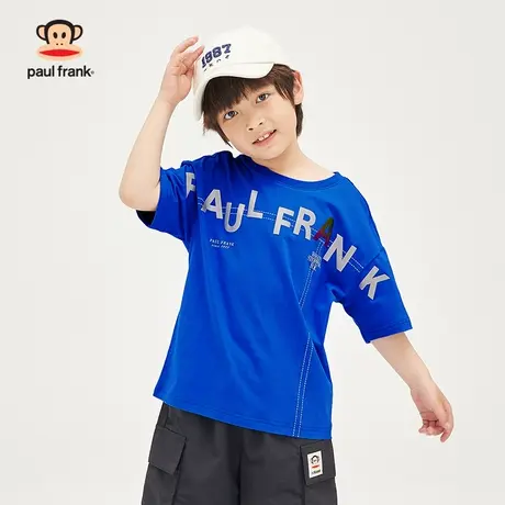 大嘴猴童装男童短袖t恤2023年夏季新品半袖中大儿童纯棉上衣体恤商品大图