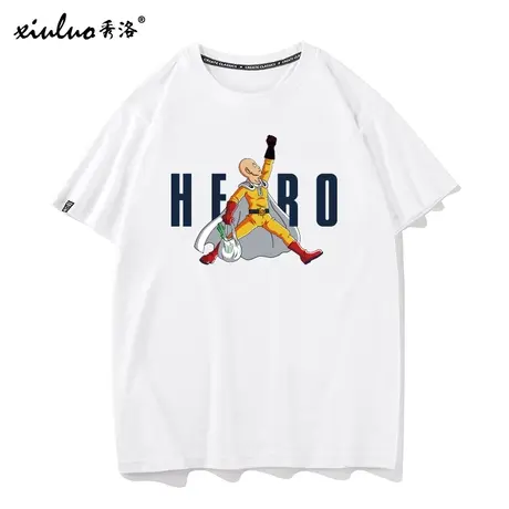 秀洛一拳超人漫画一击男t恤男女短袖琦玉老师飞人动漫周边衣服图片
