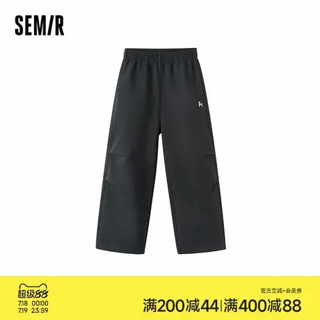 森马儿童2025年秋季女中童长裤宽松直筒裤商品大图