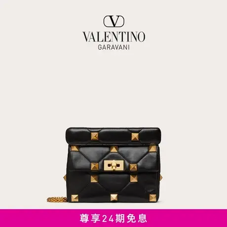 【24期免息】华伦天奴VALENTINO女士 ROMAN STUD 软羊革肩背包商品大图