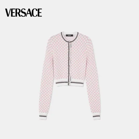 【秀场同款】VERSACE/范思哲 女士Contrasto针织开衫图片