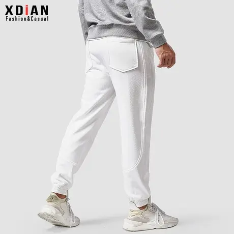 束脚卫裤男春秋款纯棉休闲九分裤子小脚宽松运动裤长裤裤子秋冬季商品大图