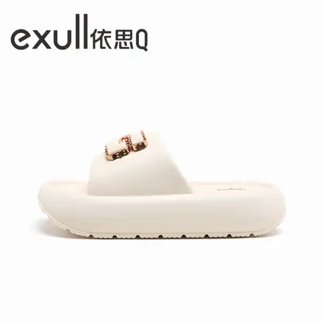 exull/依思Q厚底拖鞋女士新款时尚百搭外穿防滑耐磨浴室静音凉拖商品大图