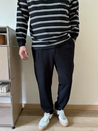 大依无忧大码男装宽松男裤弹力胖子加肥加大男士商务休闲裤长裤商品大图