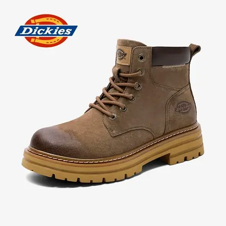Dickies户外马丁靴男冬季新款加绒保暖休闲短靴复古厚底登山鞋子商品大图