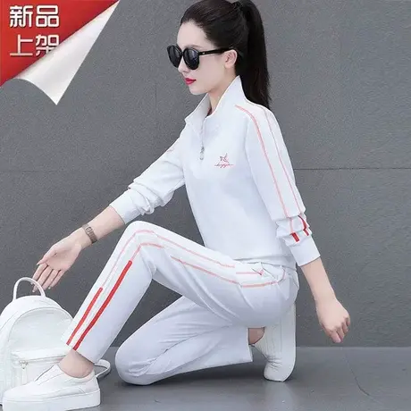 恋上17号运动套装女春秋2023新款宽松洋气减龄休闲跑步卫衣两件套图片