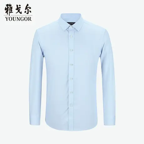 雅戈尔奥莱 商场同款男士长袖衬衫秋季新款官方商务长袖衬衫商品大图