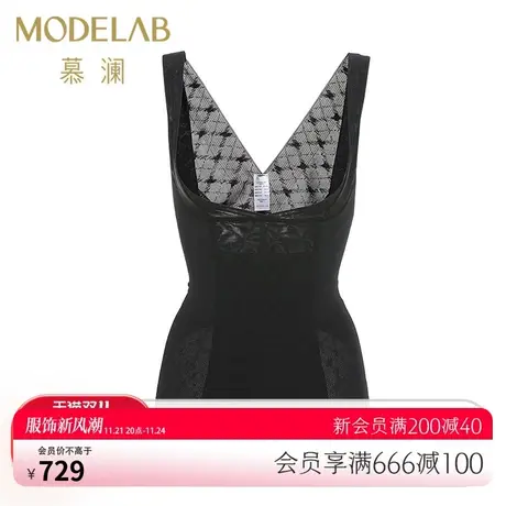 爱慕美体女收腹连体平角塑身衣女士内衣AD35D22图片