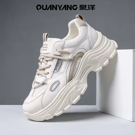 2024春季新款厚底显高运动鞋女鞋网红超火老爹鞋显脚小炸街休闲鞋商品大图