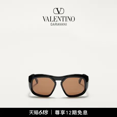 [12期免息]华伦天奴VALENTINO男女同款矩形醋酸纤维太阳眼镜商品大图