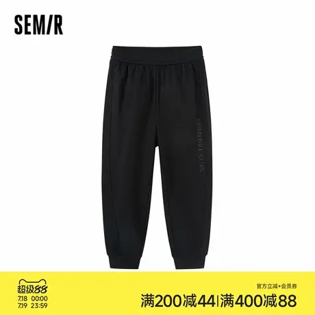 森马儿童2025年秋季男中童长裤特宽松束脚裤卫裤商品大图