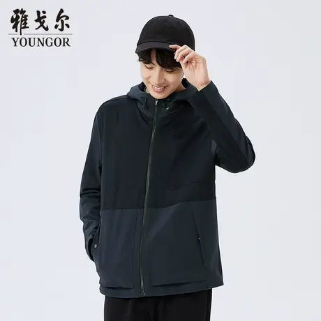 雅戈尔奥莱 商场同款男士单夹克秋冬新款官方商务休闲夹克外套男商品大图