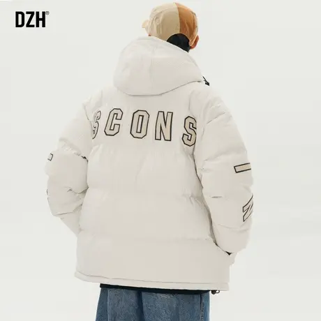 男士潮牌棉服男款棉袄男冬季加厚刺绣棉衣美式外套2024新款面包服商品大图