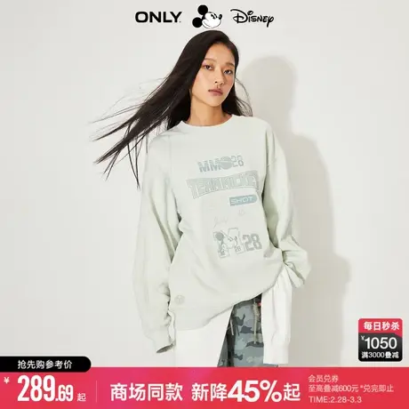 ONLY冬季迪士尼DISNEY联名圆领宽松卫衣女|12349S028商品大图