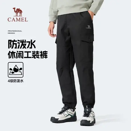 王俊凯同款骆驼男装工装裤男女2025新款春秋防泼水山系束脚休闲裤商品大图