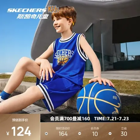 Skechers斯凯奇2025年夏季中性儿童运动套装图片