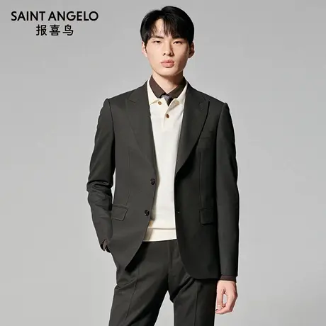 【商场同款】报喜鸟2025秋季新款男士婚庆正装西服上衣商务西裤男商品大图