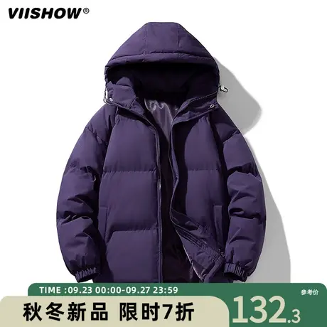 VIISHOW保暖加厚棉袄ins新款棉衣男韩版潮牌炸街冬季棉服外套男士商品大图