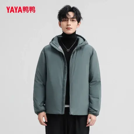 YAYA鸭鸭羽绒服男2025年冬季新款连帽宽松潮流时尚休闲保暖外套商品大图