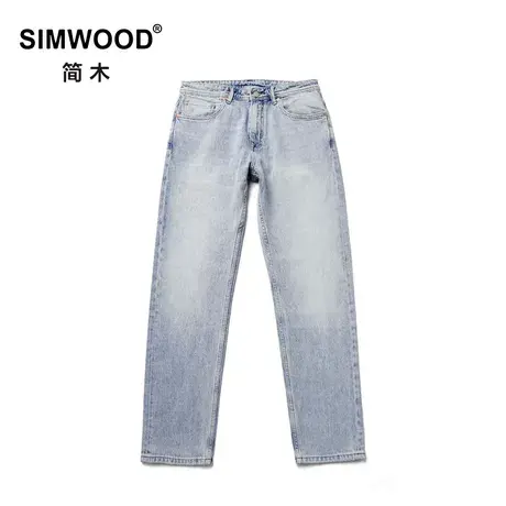 Simwood简木男装【RS04合体直筒】新款11.5盎司复古低弹牛仔裤男图片