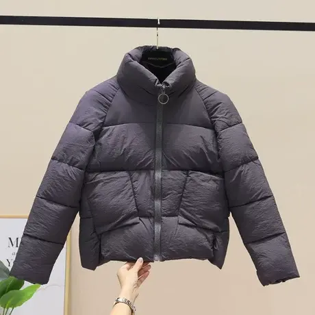 羽绒棉服女冬季2023新款韩版宽松百搭短款面包服加厚棉袄棉衣外套商品大图