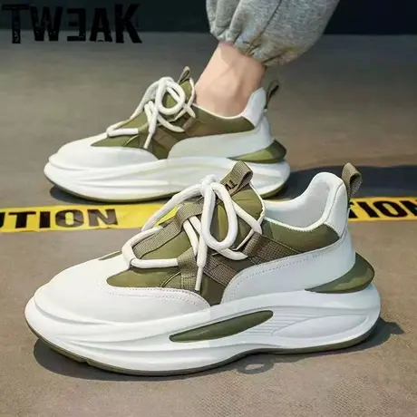 Tweak欧洲站男鞋秋冬季软底运动休闲鞋高端软底增高阿甘鞋潮鞋男商品大图