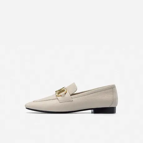 Nine West/玖熙乐福鞋女2022年秋季新款休闲小皮鞋一脚蹬低跟单鞋图片