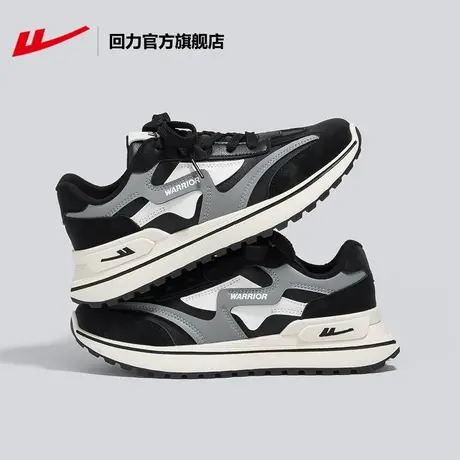 回力官方旗舰店运动鞋男2023冬季新款潮流加绒休闲百搭厚底跑步鞋商品大图