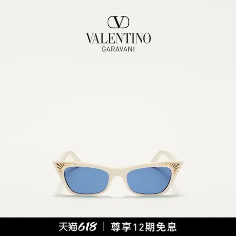 [礼物][12期免息]华伦天奴VALENTINO女士猫眼醋酸纤维太阳眼镜商品大图