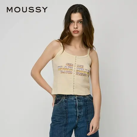 MOUSSY 夏季新品摇滚风美式热辣针织吊带背心女010HAQ90-2321图片