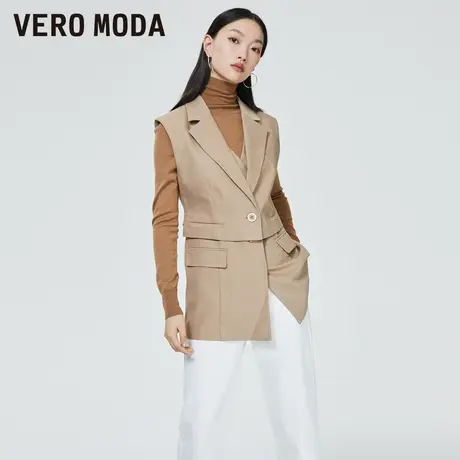 Vero Moda奥莱马甲秋冬清仓休闲气质通勤风假两件背心上衣女流行图片