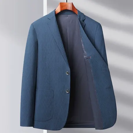 2023春季新款时尚修身休闲西装男士商务休闲西服男外套单西上衣潮商品大图