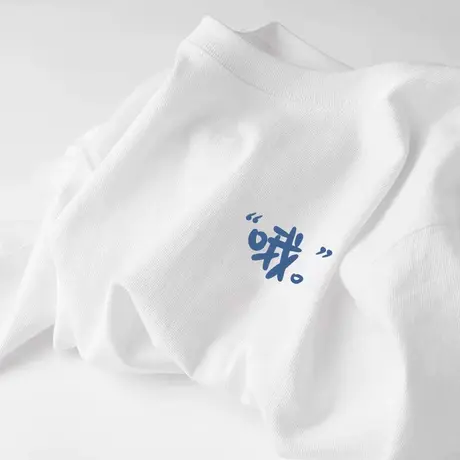 夏季宽松纯棉短袖t恤女2023年新款白色圆领薄款半袖体恤夏装上衣商品大图