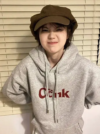 美式复古潮牌卫衣女春秋薄款oversize慵懒风连帽小个子高级感外套商品大图