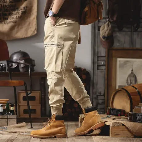 Modi Nick/摩帝尼克时尚潮流复古工装裤百搭美式休闲裤宽松工装商品大图