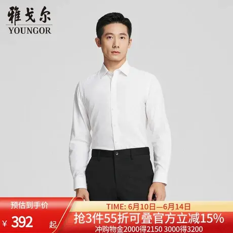 【商场同款】雅戈尔男士长袖衬衫春新款官方商务休闲长袖衬衫男商品大图