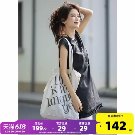 唐狮背心女夏季外穿2025新款小众设计感无袖上衣女百搭今年流行图片