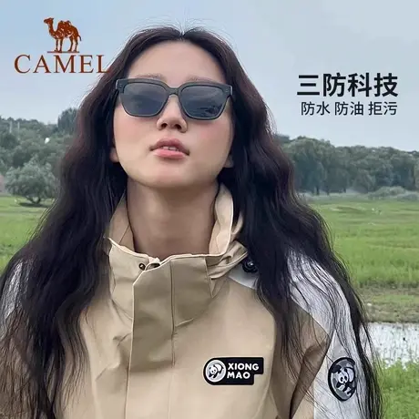 骆驼三防冲锋衣男女情侣同款专业防油污防水三合一外套登山服商品大图